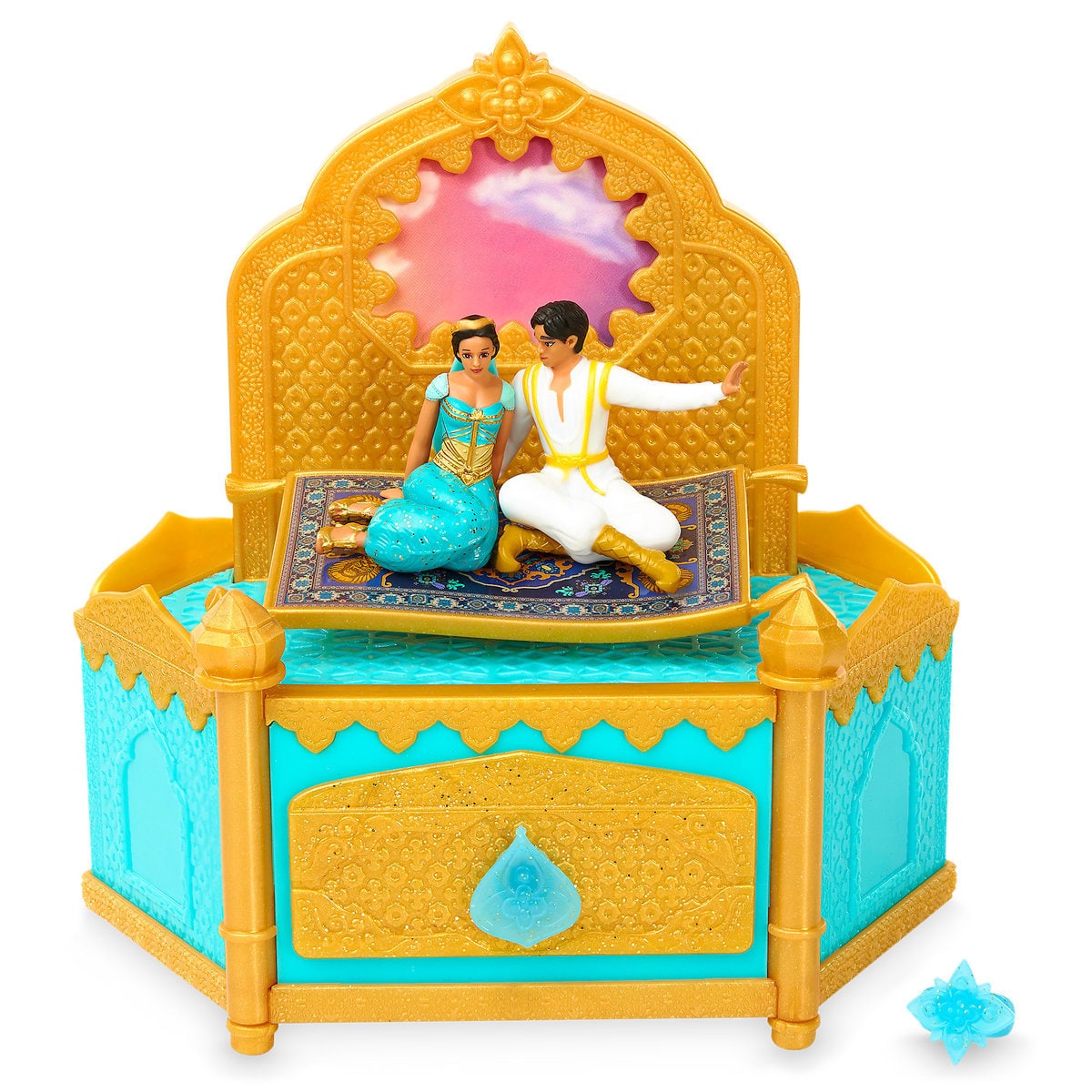 I can show you the world with this Aladdin jewelry box for kids | Top 25 Disney Gift Ideas for Toddlers featured by top US Disney blogger, Marcie and the Mouse
