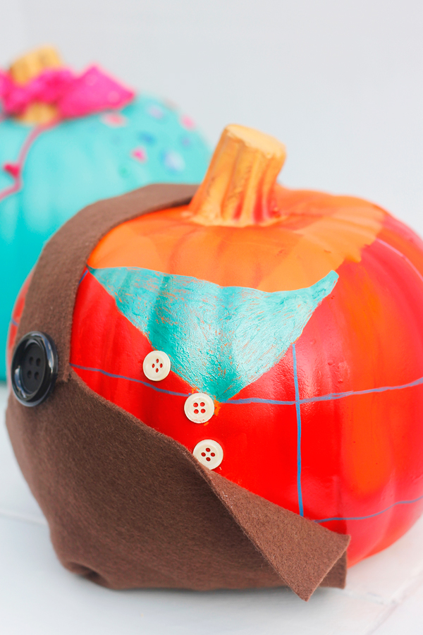 The Best 15 Disney No Carve Pumpkin Ideas featured by top US Disney blog, Marcie and the Mouse: Wreck It Ralph Pumpkin Ideas