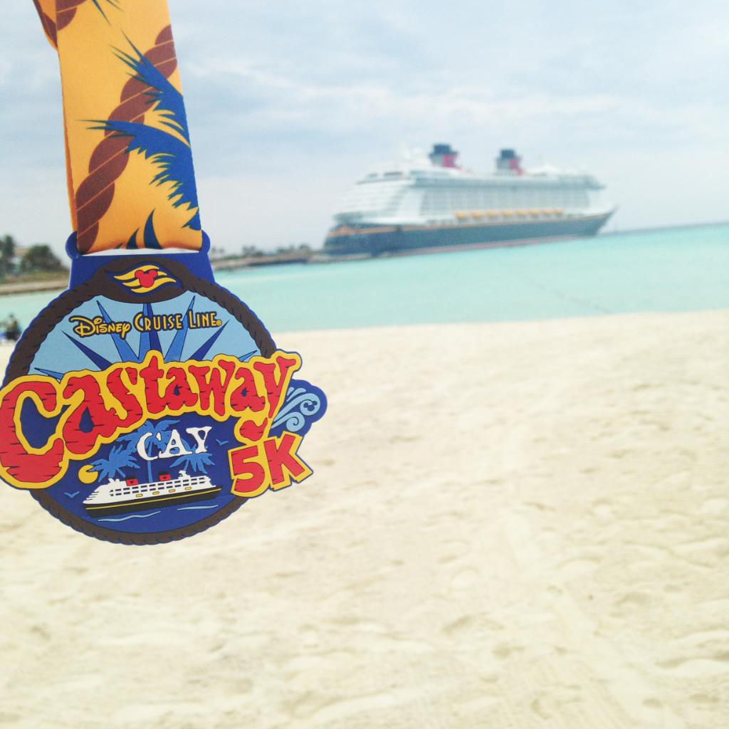 Castaway Cay Activities: a Complete Guide to Beaches and Events featured by top US Disney blogger, Marcie and the Mouse: On Castaway Cay, families can run, jog or walk in the Castaway Cay 5K, a great way to explore the island and take in the lush tropical landscape while staying fit. Each finisher gets to take away a special participant’s medal. (Disney)