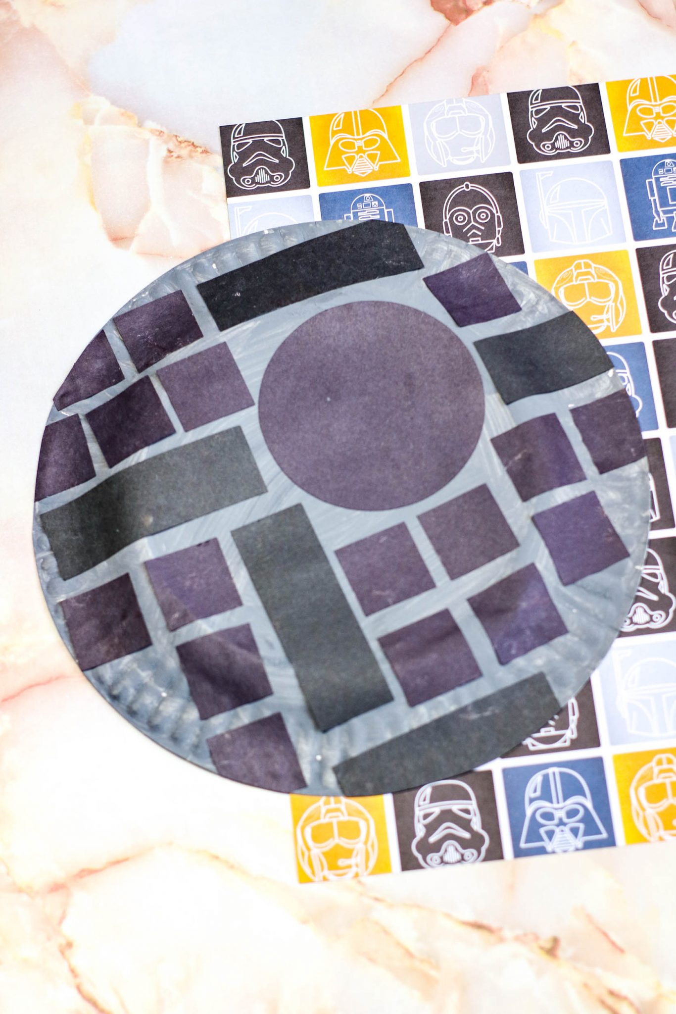 DIY Star Wars Death Star Craft featured by top US Disney blogger, Marcie and the Mouse